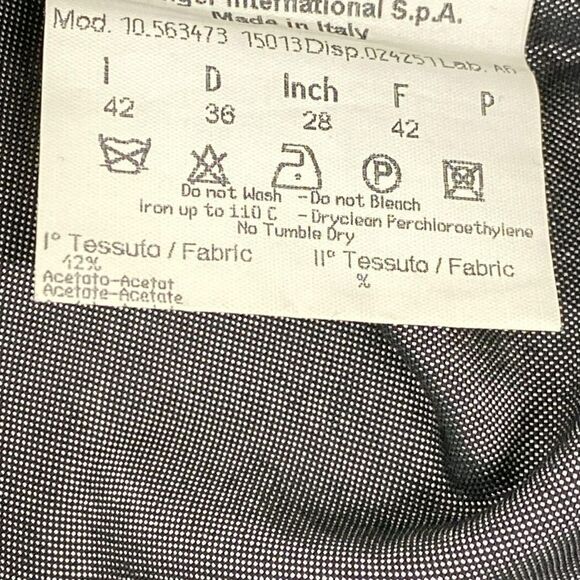 Fendi Jeans Sleeveless Cut And Sew Size 42 M Women's - Dark Gray Crew Neck - Picture 4 of 6